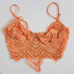 For Love And Lemons Lace Bra Top